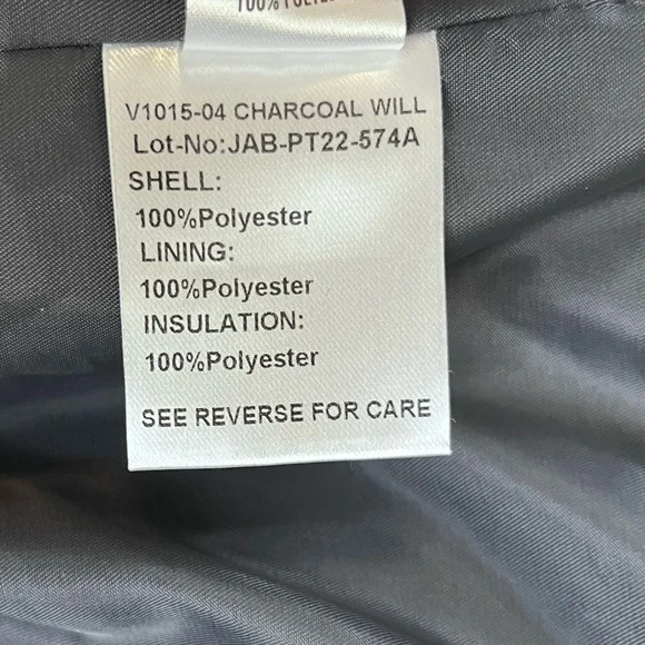 Jos. A Bank Men’s Dark Gray Quilted Puffer Vest. Size Medium. - Picture 10 of 10